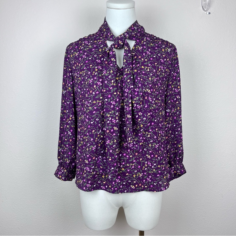 Banana Republic Factory Shirt Womens Extra Small Floral Office Secretary Cottage